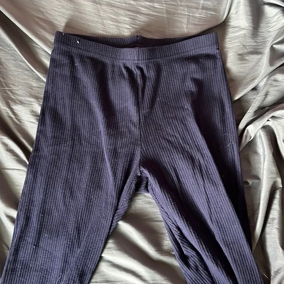 Old Navy Bottoms Navy Ribbed Leggings Poshmark